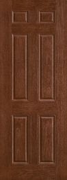 Therma-Tru Fiber Classic Mahogany 6 Panel Entry Door FCM860